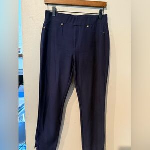 Like New MICHAEL Michael Kors Solid Pull On Leggings Stretch Pants Large M